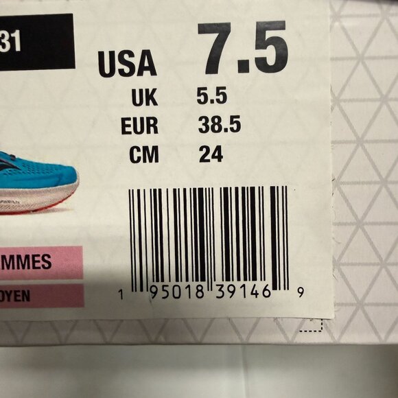 Saucony Ride 15 Women's Shoes Ocean ShadowSize 7.5 - Picture 10 of 10